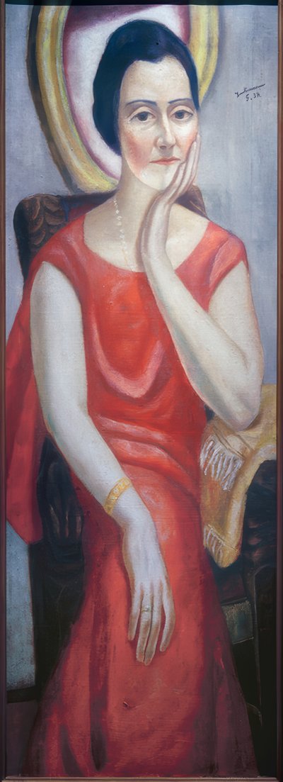Portrait of Käthe von Porada by Max Beckmann