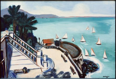 View from the Terrace in Monte Carlo by Max Beckmann