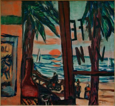 Café Bandol by Max Beckmann