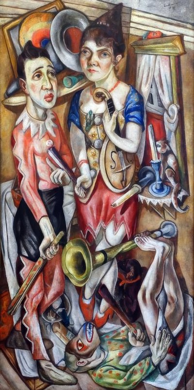 Carnival by Max Beckmann