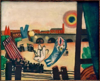 Chinese Fireworks by Max Beckmann