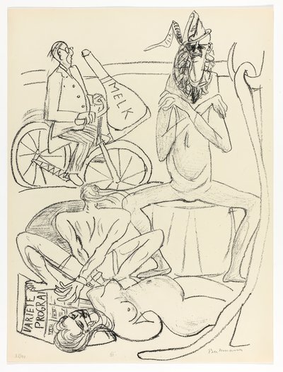 Circus, plate 12 from Day and Dream by Max Beckmann