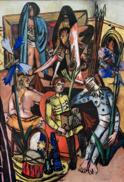 The Hurdy-Gurdy Man (The Song of Life) by Max Beckmann