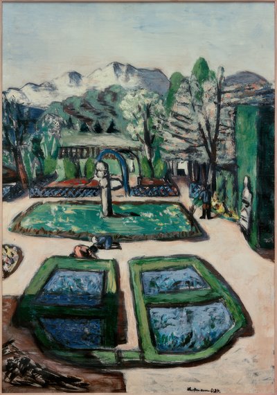 Garden Landscape in Spring by Max Beckmann