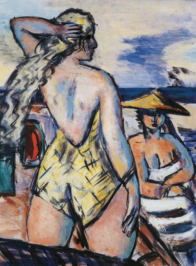 Girls by the Sea by Max Beckmann