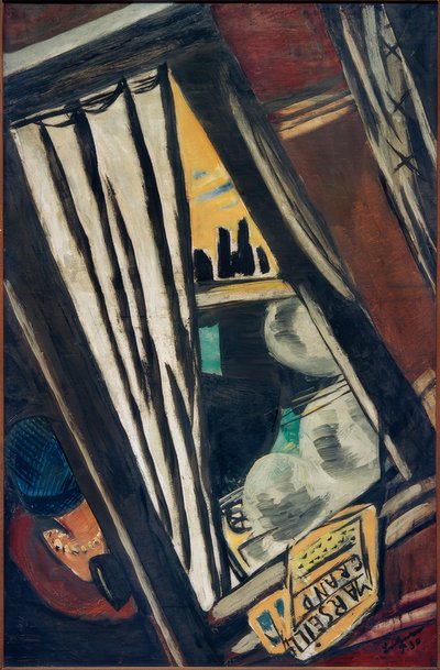 Golden Arrow: View from the Express Train Window by Max Beckmann