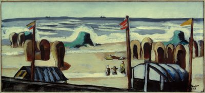 Gray Beach by Max Beckmann