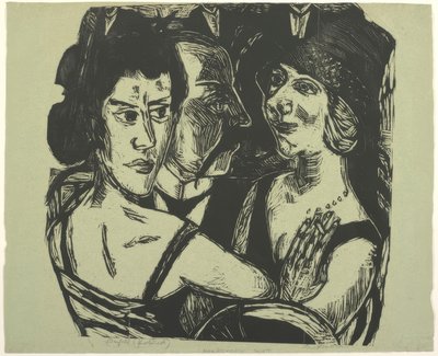 Group Portrait, Eden Bar by Max Beckmann