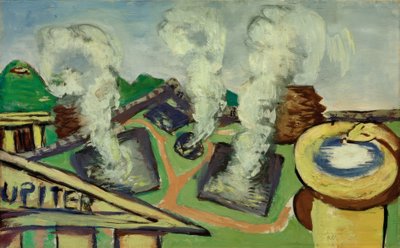 Hot Springs in Abano by Max Beckmann