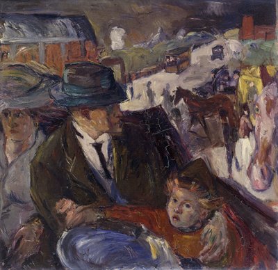 In the Car by Max Beckmann