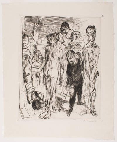 Inspection by Max Beckmann