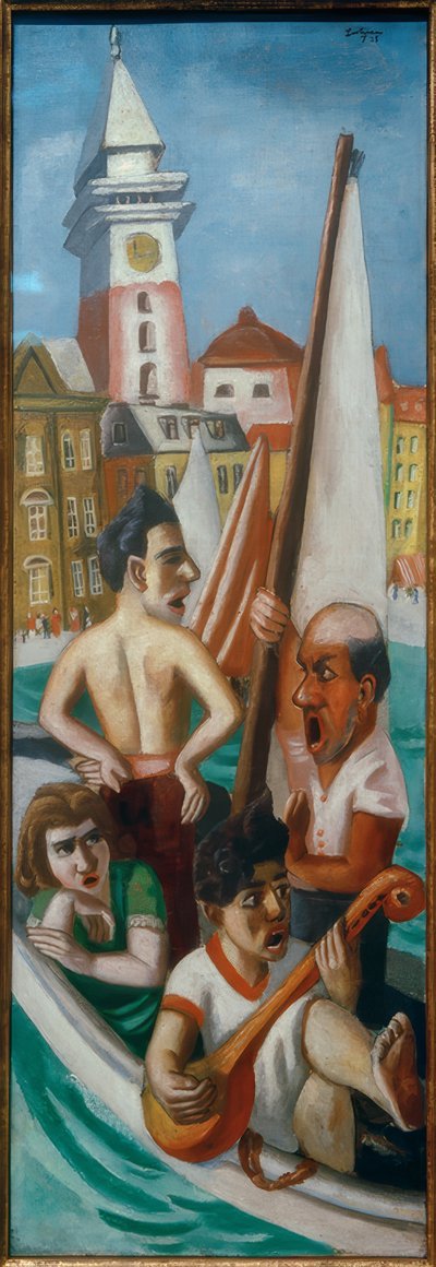 Italian Fantasy by Max Beckmann