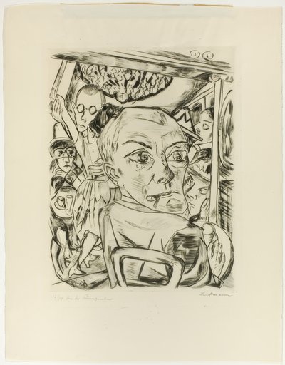 Queen Bar (Self-Portrait) by Max Beckmann