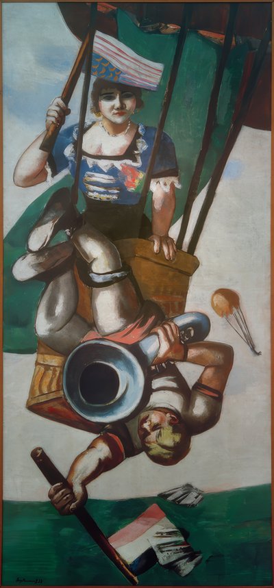 Aerial Acrobats by Max Beckmann