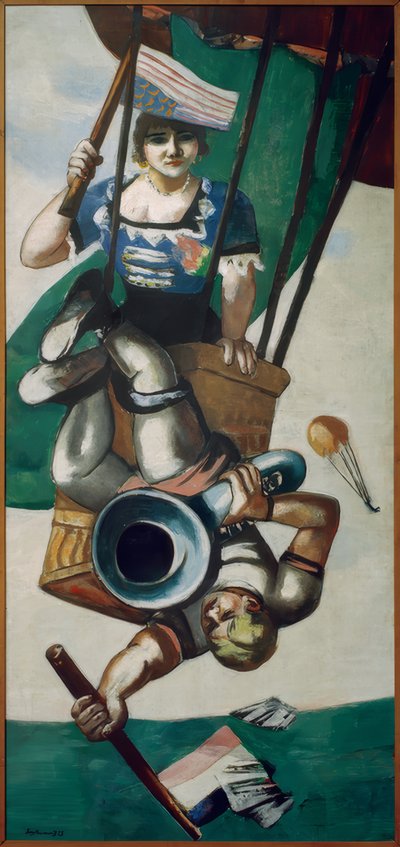 Aerial Acrobats by Max Beckmann