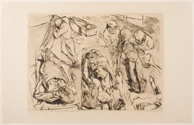 Morgue by Max Beckmann