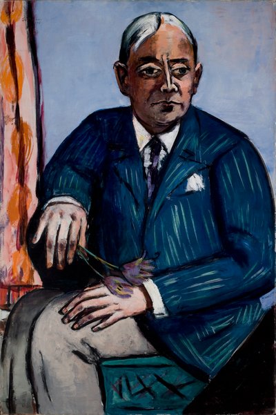 Portrait of Ludwig Berger by Max Beckmann