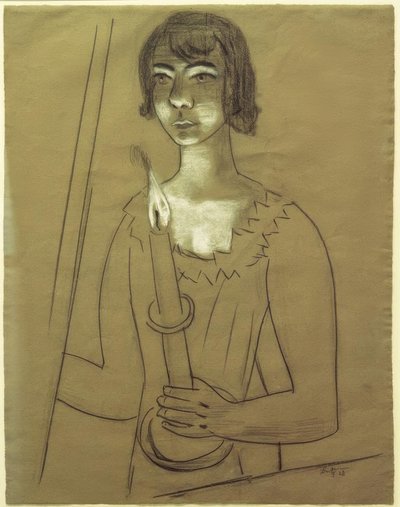 Quappi with Candle by Max Beckmann