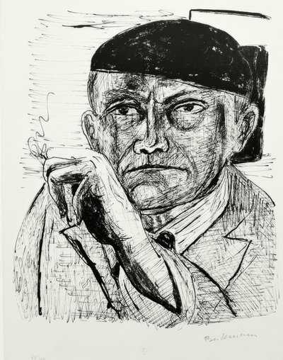 Self-Portrait by Max Beckmann