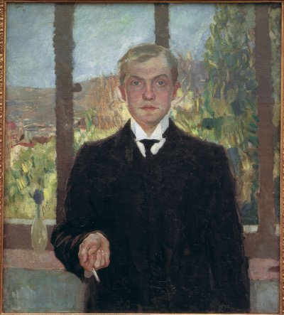 Self-Portrait Florence by Max Beckmann