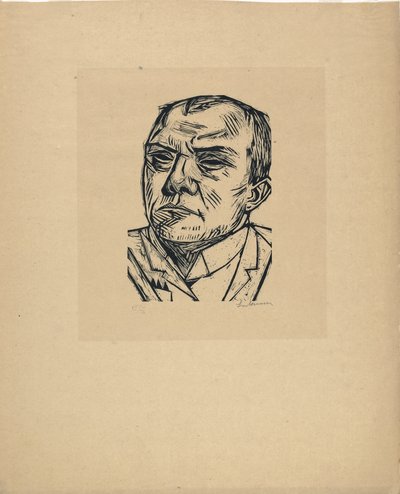 Self Portrait by Max Beckmann