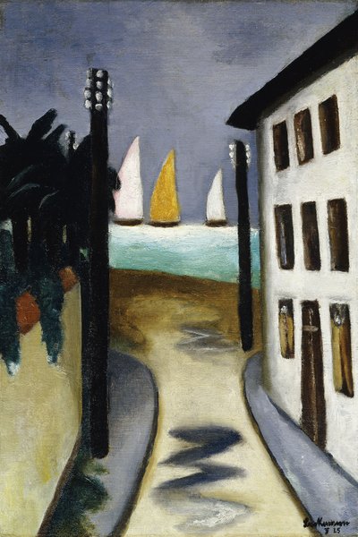 Small Landscape, Viareggio by Max Beckmann