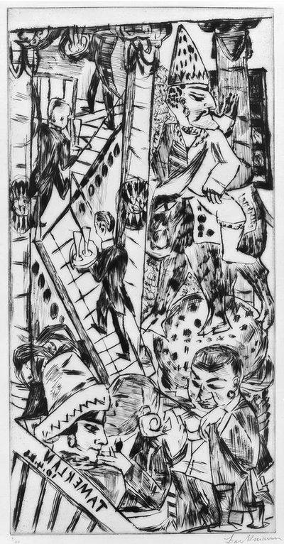 Tamerlane by Max Beckmann