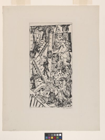 Tamerlan by Max Beckmann