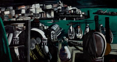 The Harbor of Genoa by Max Beckmann