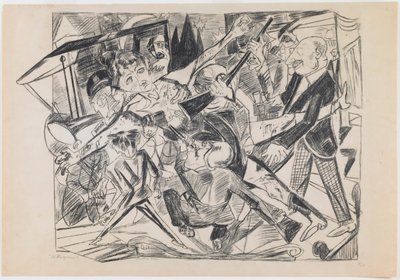 Martyrdom (plate 4) by Max Beckmann