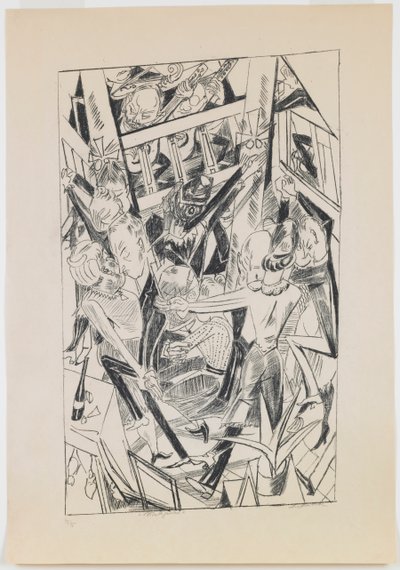 Plate 8: Malepartus by Max Beckmann