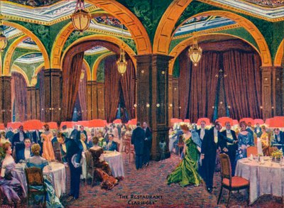 The Restaurant Claridges, 1905 by Max Cowper