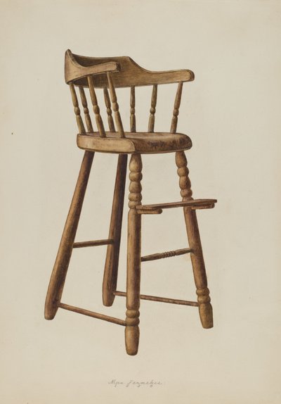 Baby High Chair by Max Fernekes