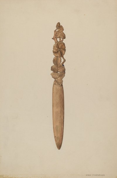 Paper Knife by Max Fernekes