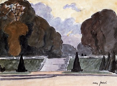 The Garden in Luxembourg by Max Jacob