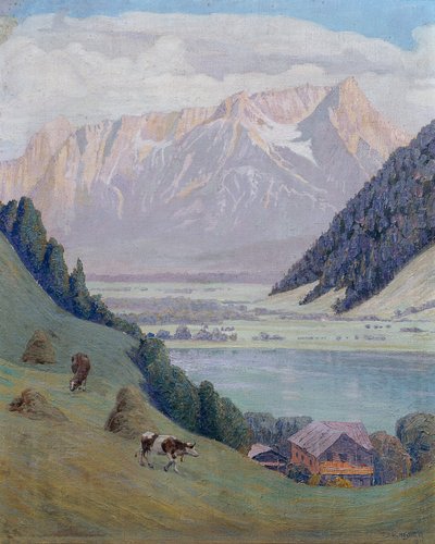 Mountain Lake by Max Kahrer