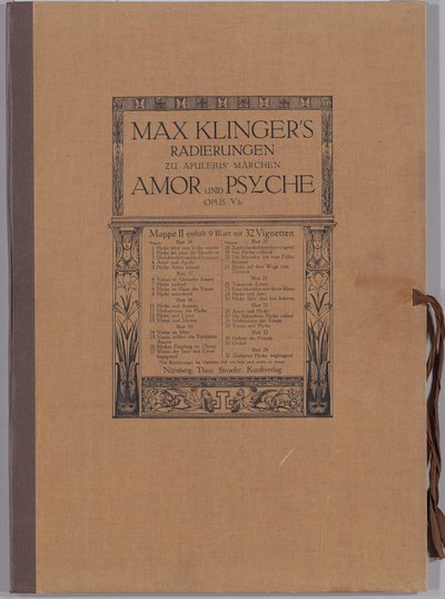 Amor and Psyche [Opus Vb] by Max Klinger