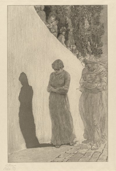 Disgrace Schande: pl. 9 by Max Klinger