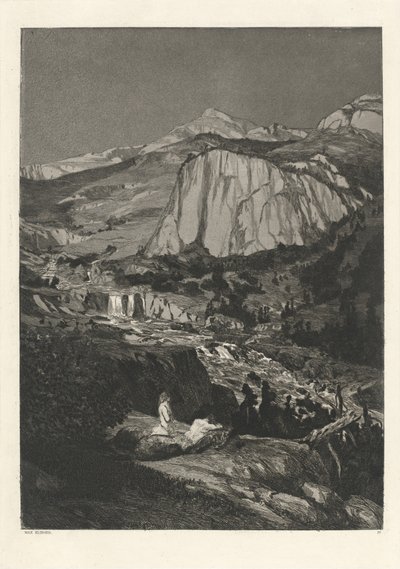 Moonlit Night (pl. 4) by Max Klinger