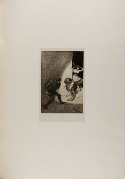 Rivals, plate seven from A Life by Max Klinger
