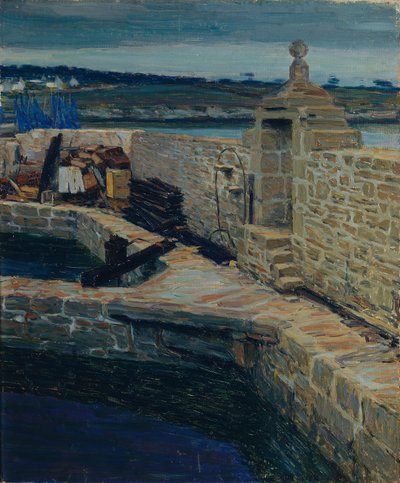 The Pond (Concarneau) by Max Kurzweil