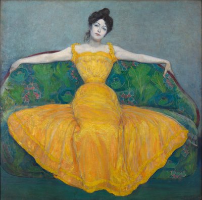 Lady in Yellow by Max Kurzweil