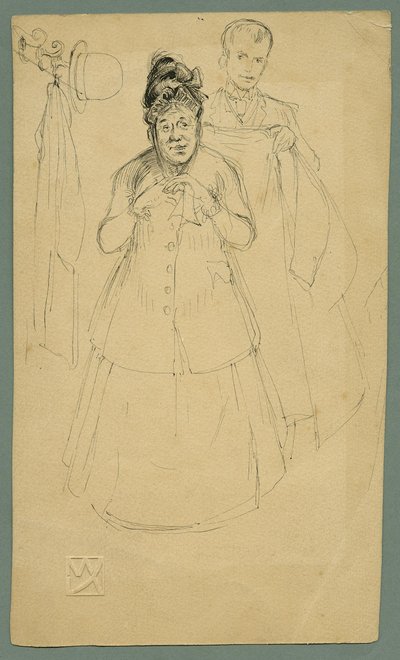 Scene in a Dressing Room by Max Kurzweil