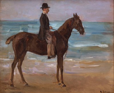 A Rider on the Shore by Max Liebermann