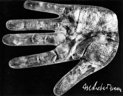 Handprint of Max Liebermann by Max Liebermann