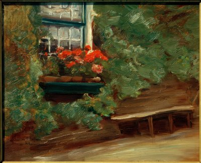 View of a Dutch Farmhouse by Max Liebermann