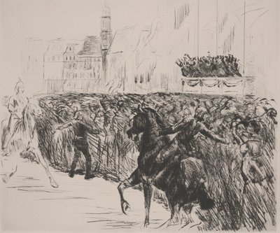 Arrival of the Queen of Holland by Max Liebermann