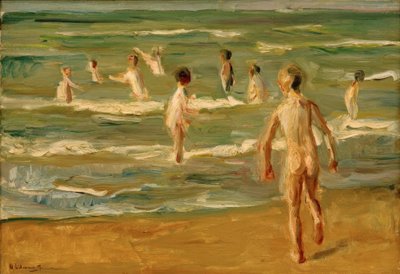 Bathing Boys by Max Liebermann