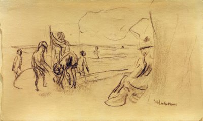 Bathing Boys by Max Liebermann