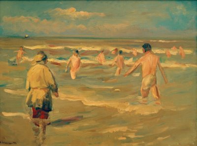 Bathing Boys by Max Liebermann